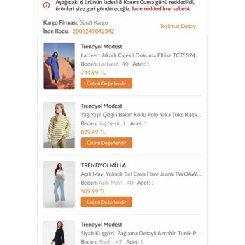 Trendyol İade Sürecinde Yaşanan Sorunlar