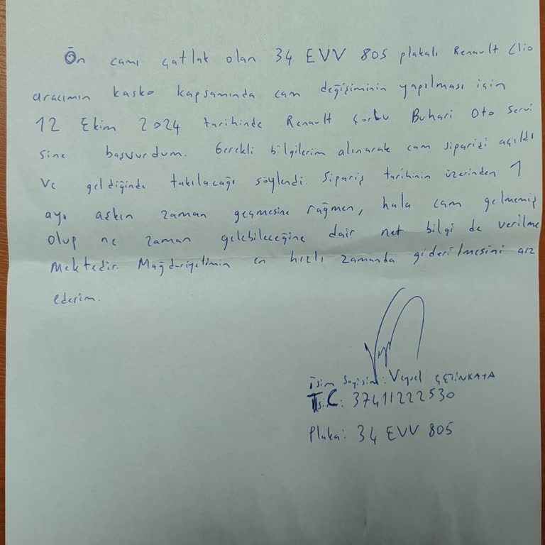 Cam Değişimi Sürecinde Yaşanan Gecikme Ve Bilgi Eksikliği