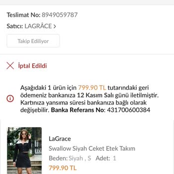 Sipariş İptali Ve Ulaşılamayan Müşteri Hizmetleri