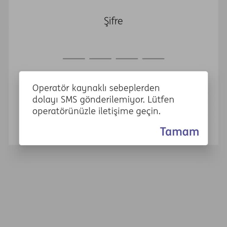 Mobil Şifre Sorunu Ve Operatör Engeli