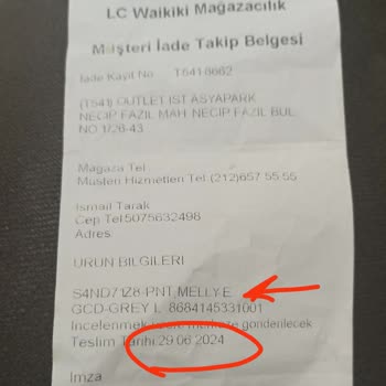 LCW'den İade Sürecinde Yaşanan Zorluklar