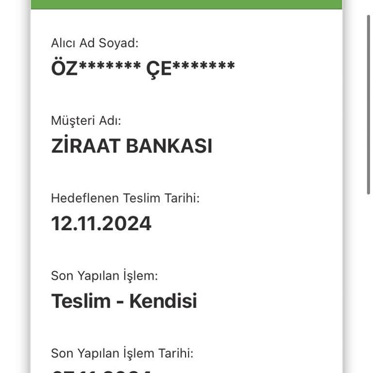 Yanlış Adrese Teslim Edilen Kart Ve İletişim Eksikliği