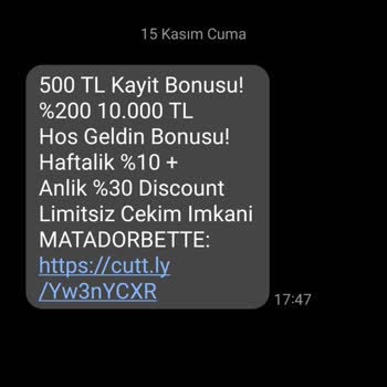 Vodafone'da Bahis Mesajları Kabusu