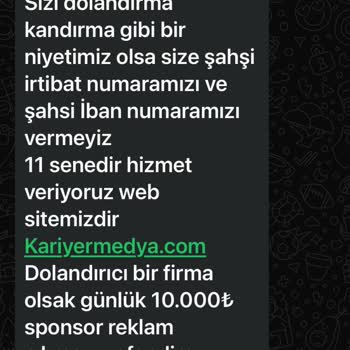 Kariyermedya.com Üzerinden Yaşadığım Olumsuz Deneyim