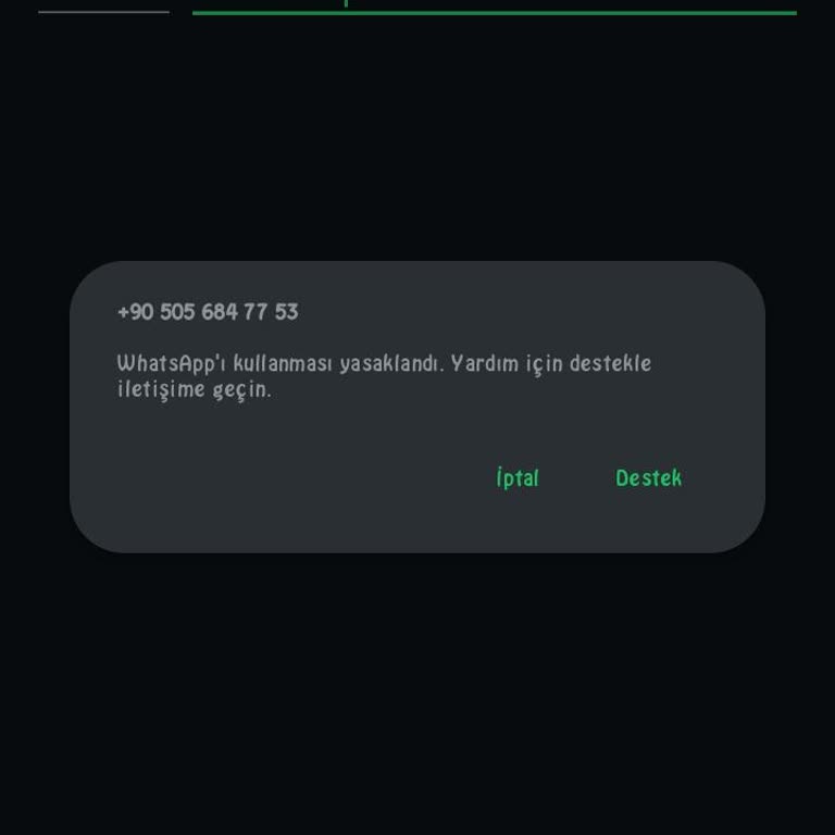 WhatsApp Hesabım Habersiz Yasaklandı