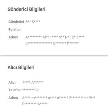 Kargo Teslimatında Yanıltıcı Bilgilendirme