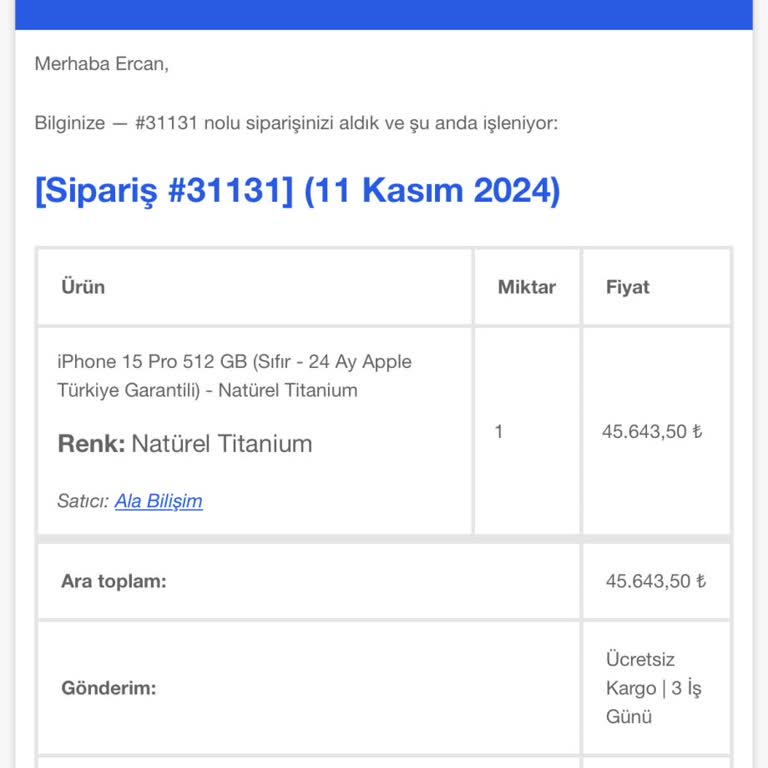 Sipariş Verdim, Firma Ortada Yok!