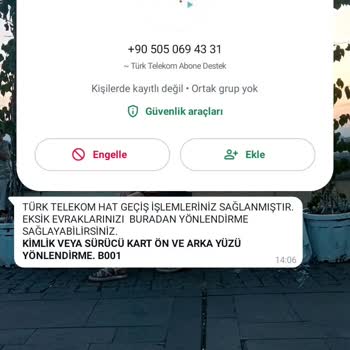 Yanıltıcı Arama Ve Kimlik Paylaşımı Tehlikesi
