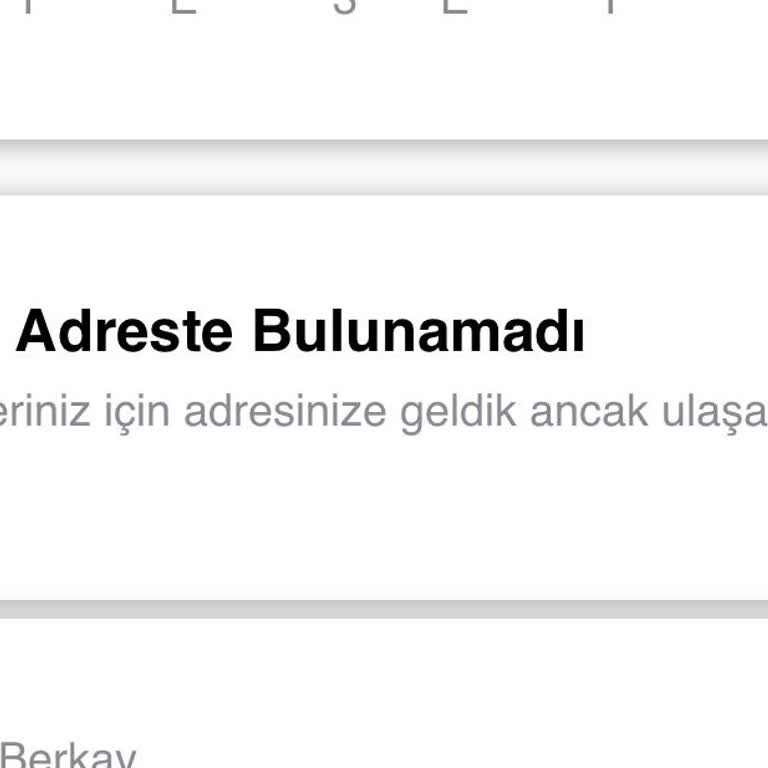 Evde Bulunmama Rağmen Teslim Edilmeyen Kargo