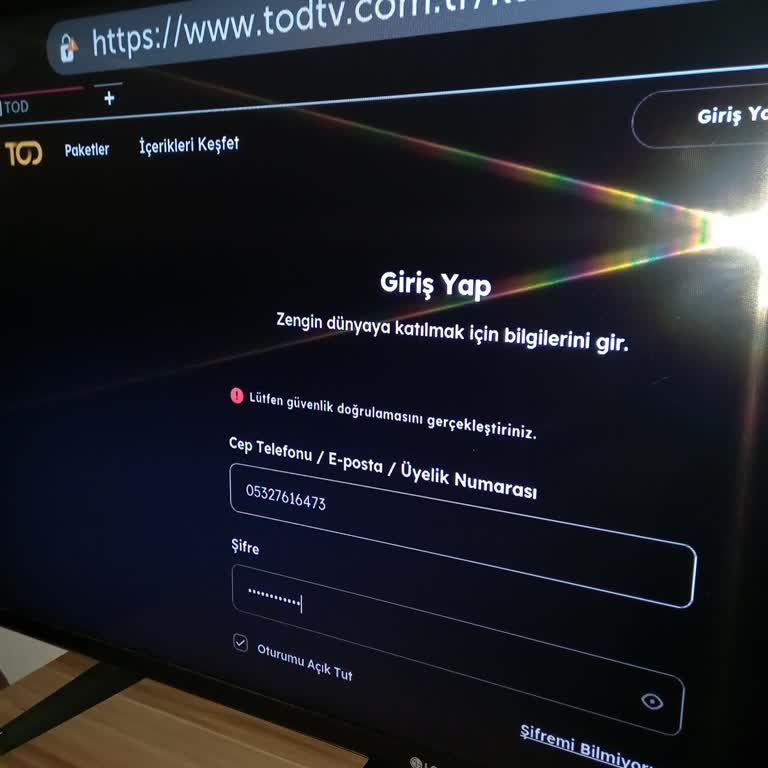 Tod TV Giriş Sorunu Ve Müşteri Hizmetleri Eksikliği