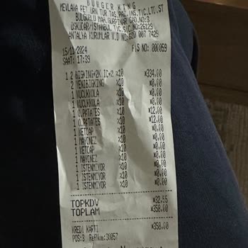 Burger King'de Hayal Kırıklığı: Yanmış Ve Eksik Ürün