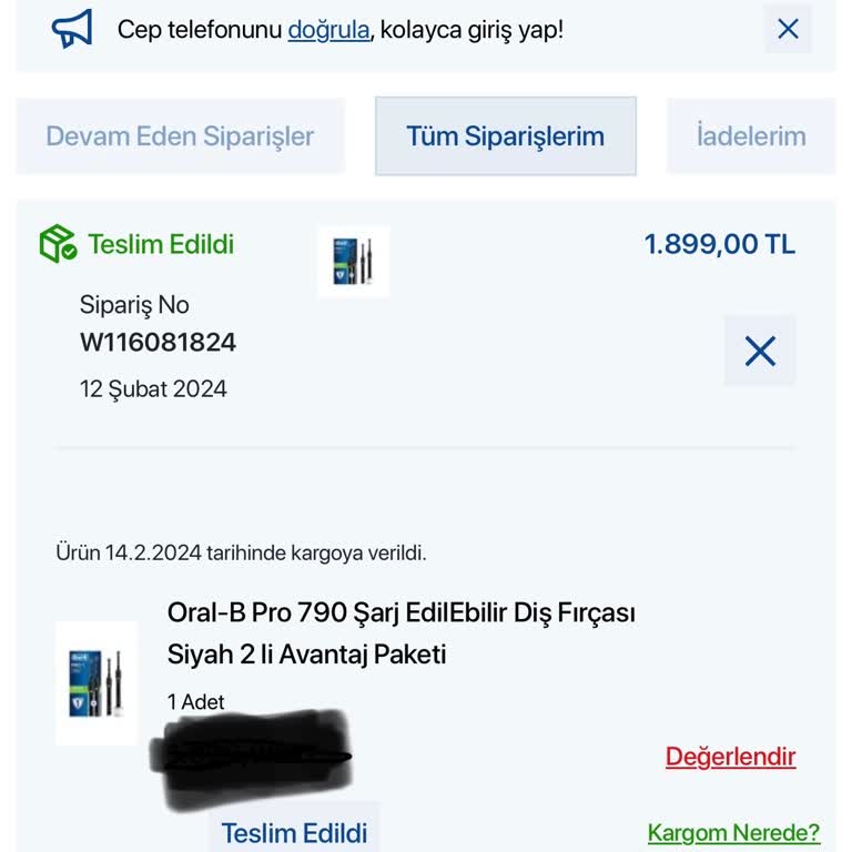 Diş Fırçamın Akıbeti Belirsiz: D&R Müşteri Hizmetleri Yetersiz