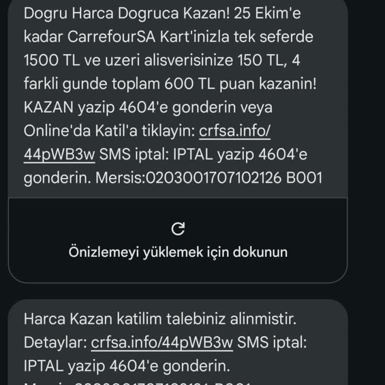 Carrefour SA Kampanya Puanları Hala Hesabımda Yok
