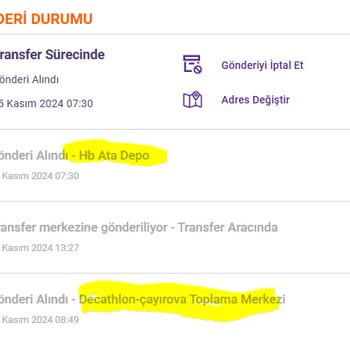 Decathlon Dambıl Siparişimde Kargo Sorunu