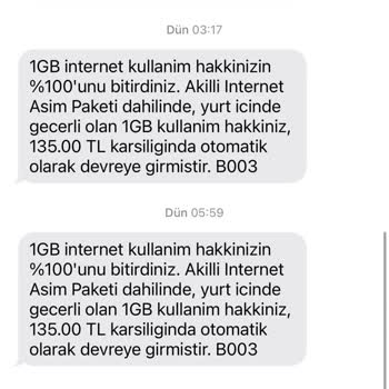 Gece Yarısı İnternet Ücreti Şoku