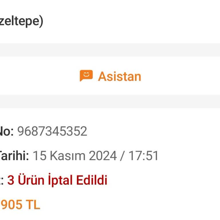 Trendyol GO Siparişim Neden İptal Edildi?