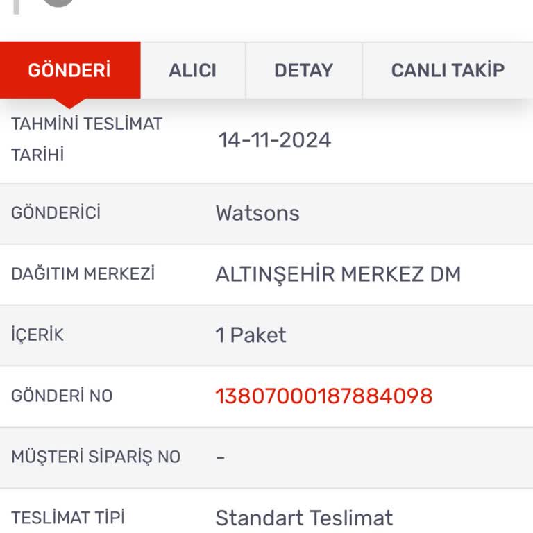Kargom Sende Firmasında Teslimat Gecikmesi Ve İletişim Sorunu