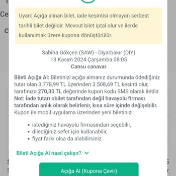 Yanlış Yolcu İsmi Nedeniyle Uçuş Mağduriyeti