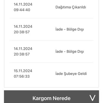 Kargo Teslimatında Sürekli Aksaklık Ve Müşteri Hizmetleri Sorunu