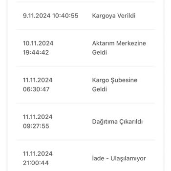 Kargo Teslimatında Sürekli Aksaklık Ve Müşteri Hizmetleri Sorunu