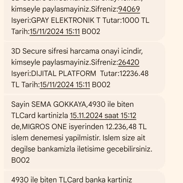 Hatalı Onay Kodu İle Yapılan HGS Ödemeleri