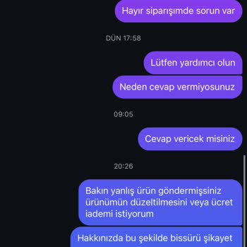 Yanlış Ürün Ve İletişimsizlik Sorunu