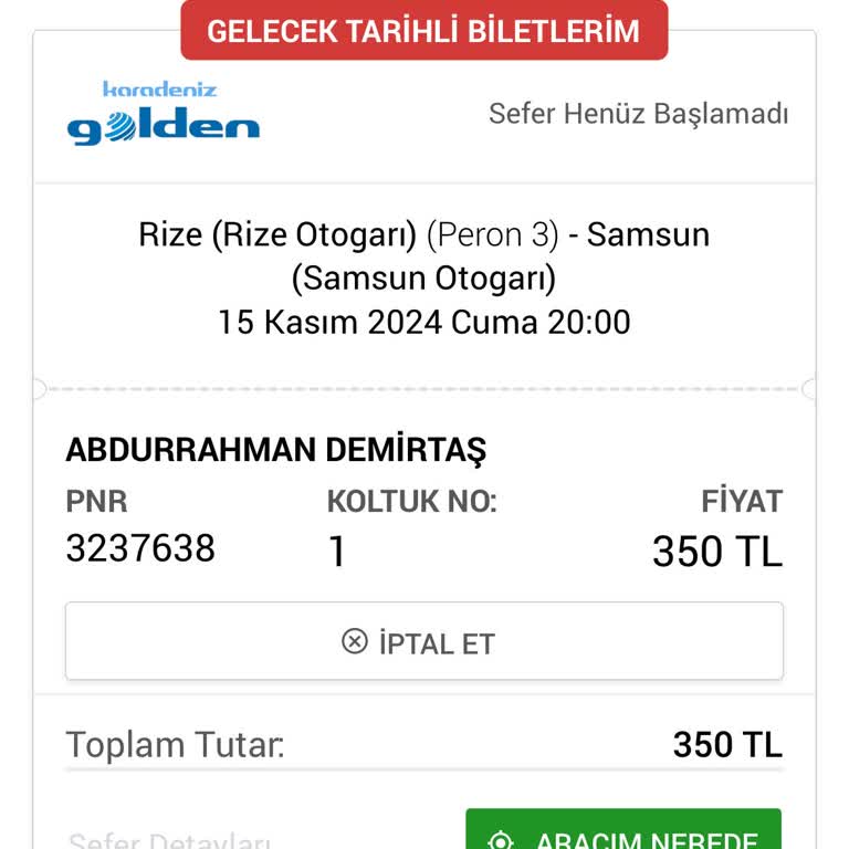 Yanlış Araç Tipi Ve İlgisiz Müşteri Hizmetleri