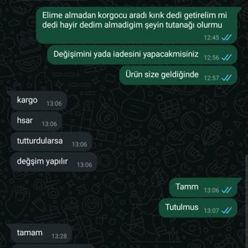 Kırık Ürün Ve İlgisiz Müşteri Hizmeti
