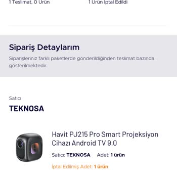 Teknosa'dan Sistemsel Hata Bahaneli Sipariş İptali Şoku