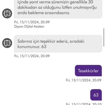 Dyson Müşteri Hizmetlerinde Zaman Kaybı Ve Hayal Kırıklığı