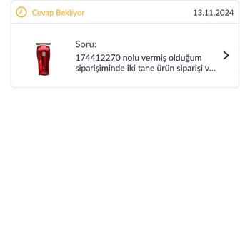 Eksik Ürün Teslimatı Ve Yetersiz Müşteri Hizmeti