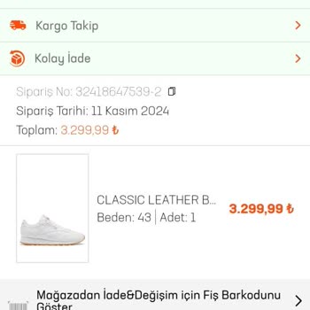 Teşhir Ürünü Şoku: Reebok'tan Beklenmedik Hayal Kırıklığı
