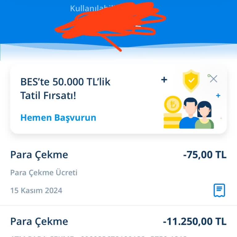 Aynı Banka ATM'sinden Kesilen Yüksek İşlem Ücreti