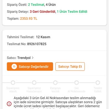 Gel Al Noktasında Teslimat Sorunu