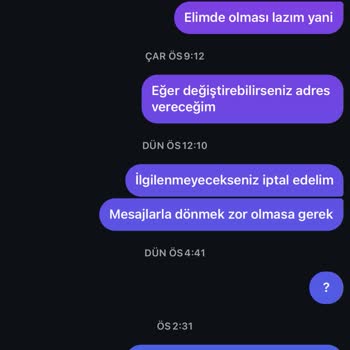 Kargolanmayan Ürün Ve İlgisiz Müşteri Hizmetleri