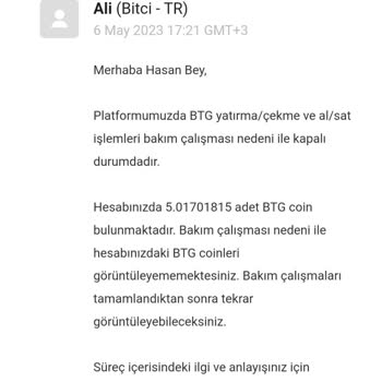 Bitcoin Gold Mağduriyeti: 3 Yıldır Çözüm Bekliyorum