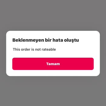 Sipariş Teslim Edilmedi, Muhatap Bulunamıyor!
