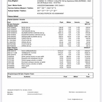 Seat Ateca'da Tekrarlayan Motor Sorunu