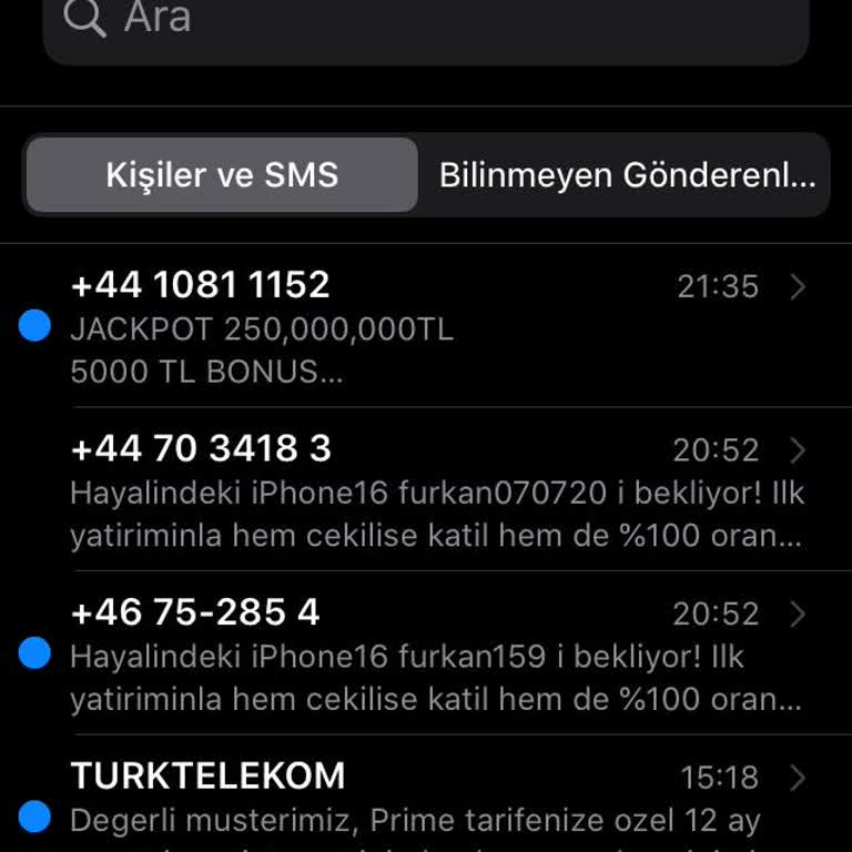 Sürekli Gelen Bahis Mesajlarıyla Başım Dertte!