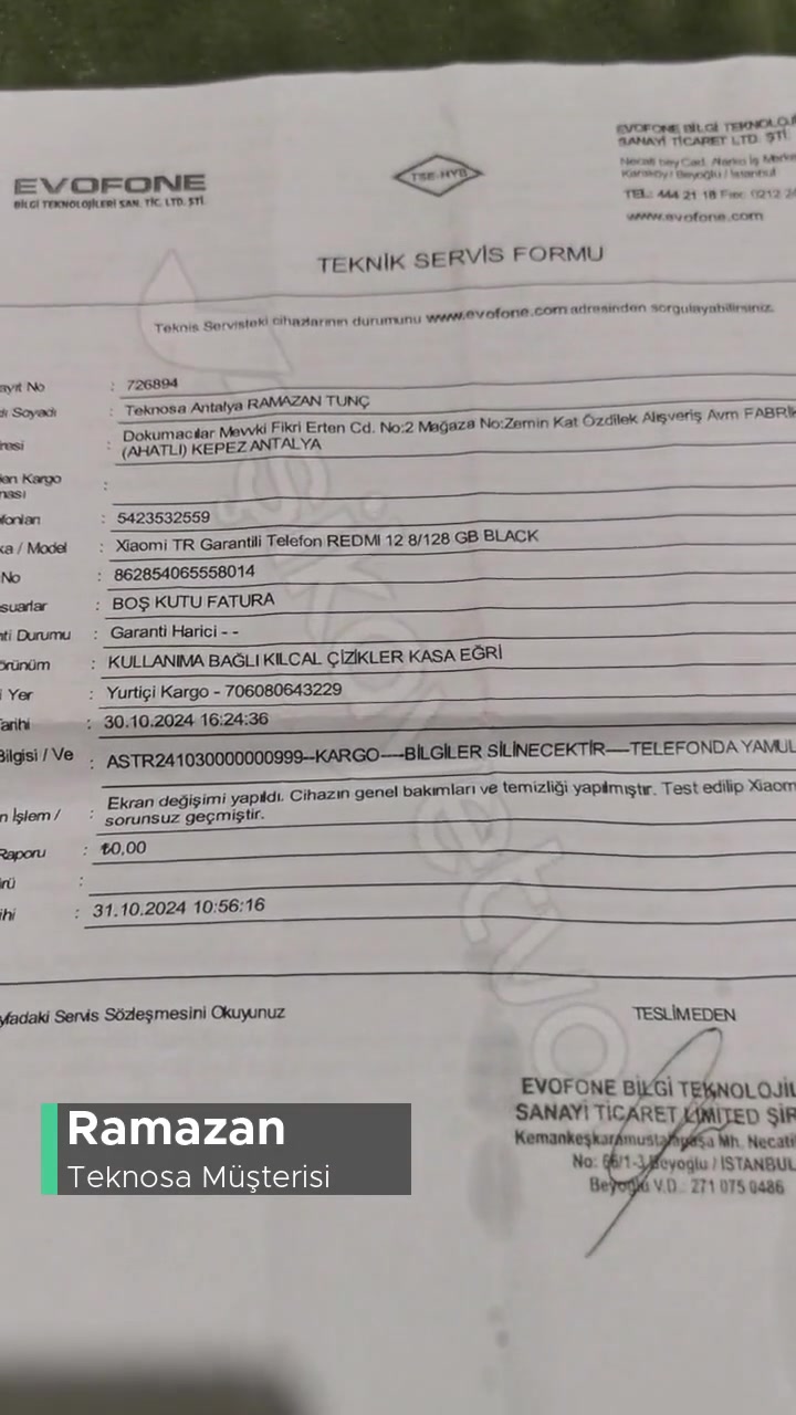 Teknosa Garanti Sorunu! videonun kapak resmi