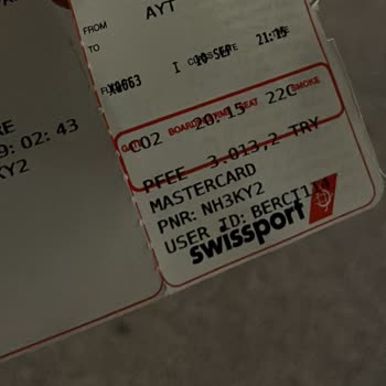 Sunexpress Havayolu Şirketinin Yanlış Yönlendirmesi Ve Müşteri Hizmetleri Sorunu