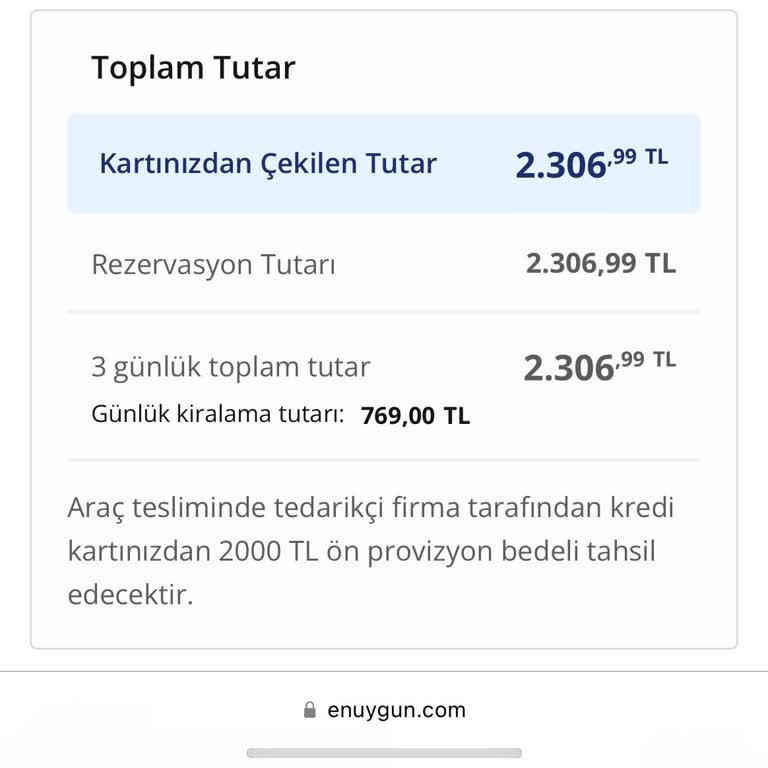 İptal Edilen Kiralama Ve Geciken İade Süreci