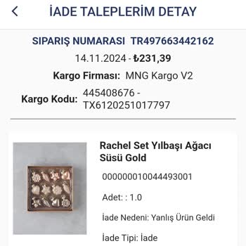 English Home: Defolu Ürün Ve Yetersiz Müşteri Hizmeti