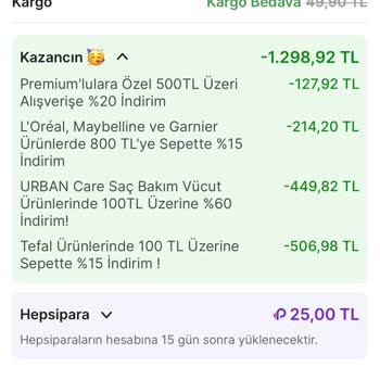 Hepsiburada Hediye Çeki Kullanımı Ve İndirim Sorunu!