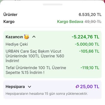 Hepsiburada Hediye Çeki Kullanımı Ve İndirim Sorunu!
