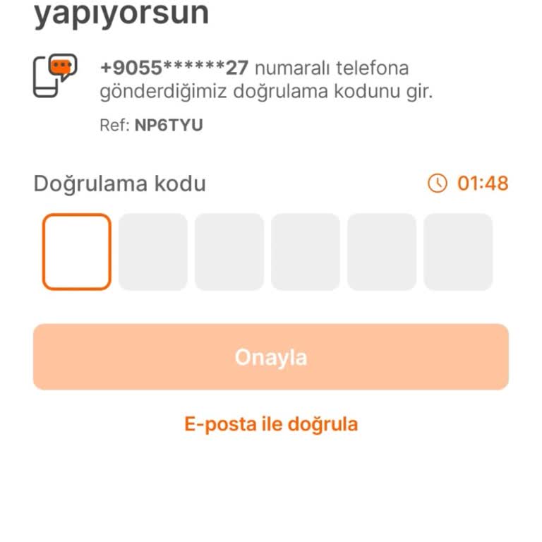 Doğrulama SMS'i Gelmiyor: Sipariş Veremiyorum!