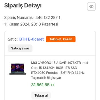 Kargo Teslimatında Yaşanan Fiyasko Ve İptal Sorunu