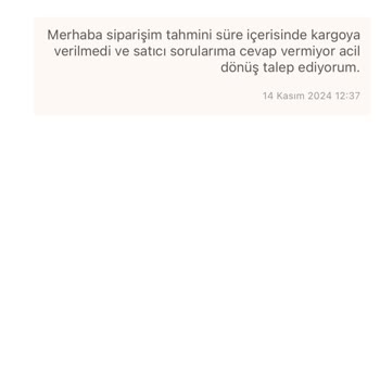 Koçtaş Online Siparişimde Muhatap Bulamıyorum