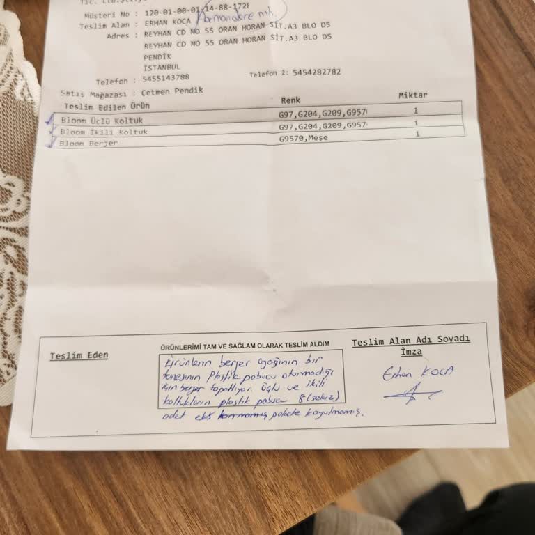 Çetmen Pendik Mağazası: Teslimat Sorunları Ve İlgisiz Müşteri Hizmetleri