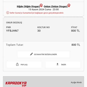 Yanlış Koltuk Düzeni Ve Geç Gelen Otobüs